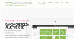 Desktop Screenshot of miacomunicazione.it