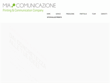 Tablet Screenshot of miacomunicazione.it